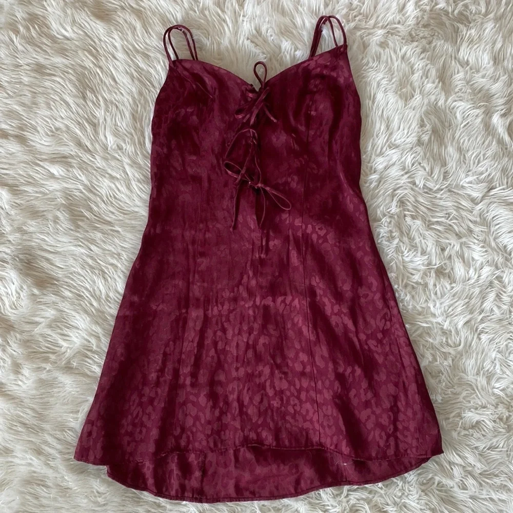 Free People Bow-dacious Mini Slip